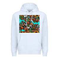 White rodeo cowboy tumbler Premium Hoodie - JahusDesignShop