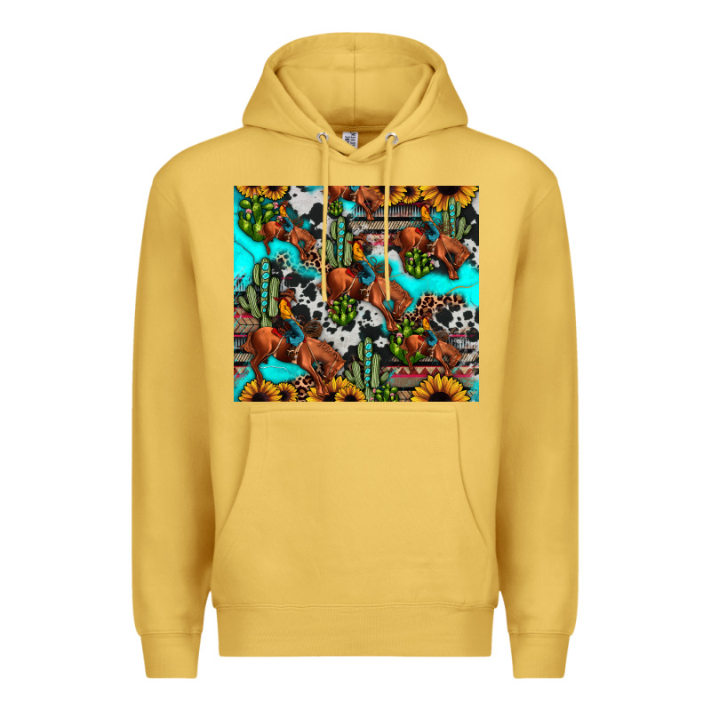 Rodeo Cowboy Tumbler Premium Hoodie by JahusDesignShop | Teevron