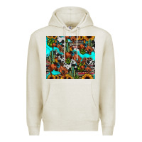 Oatmeal Heather rodeo cowboy tumbler Premium Hoodie - JahusDesignShop