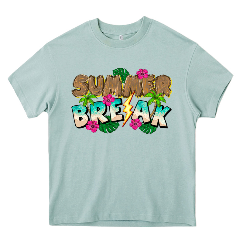 Summer Break Heavy Core Tee by CowhideDigitalArt | Teevron