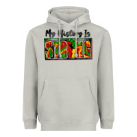 Moon Dust my history is strong Heavyweight Hoodie - Zillion Design Studio