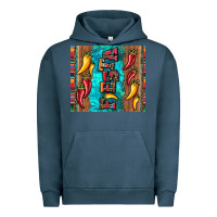 Pigment Midnight Navy fiesta with pepper Urban Hoodie - Artiststas