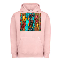 Pigment Salmon fiesta with pepper Urban Hoodie - Artiststas
