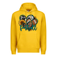 Lemon football hearts Premium Hoodie - Jasminsmagicworld