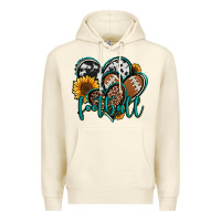 Sandshell football hearts Premium Hoodie - Jasminsmagicworld