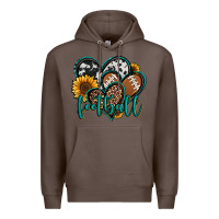 Coffee football hearts Premium Hoodie - Jasminsmagicworld