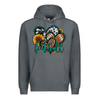Rock football hearts Premium Hoodie - Jasminsmagicworld