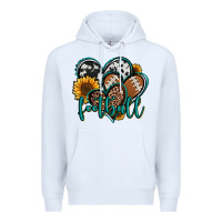 White football hearts Premium Hoodie - Jasminsmagicworld