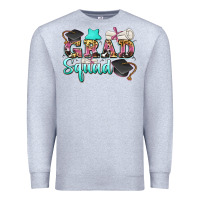 Heather Grey grad squad Premium Sweatshirt - Zillion Design Studio