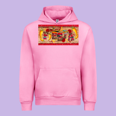 Fiesta  License Plate Template Urban Hoodie Designed By Artiststas