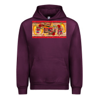 Mauve Wine fiesta  license plate template Urban Hoodie - Artiststas
