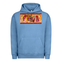 Pigment Pebble Blue fiesta  license plate template Urban Hoodie - Artiststas