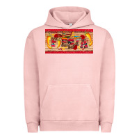 Pigment Salmon fiesta  license plate template Urban Hoodie - Artiststas