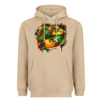 Mushroom juneteenth lips Heavyweight Hoodie - Zillion Design Studio