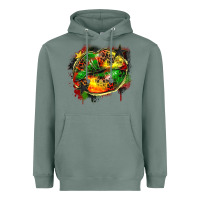 Sage juneteenth lips Heavyweight Hoodie - Zillion Design Studio