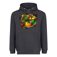 Smoke juneteenth lips Heavyweight Hoodie - Zillion Design Studio