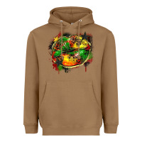 Toasted Coconut juneteenth lips Heavyweight Hoodie - Zillion Design Studio