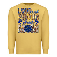 Antique Gold loud and proud cheer mom Premium Sweatshirt - texasbilliewilder
