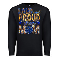 Black loud and proud cheer mom Premium Sweatshirt - texasbilliewilder