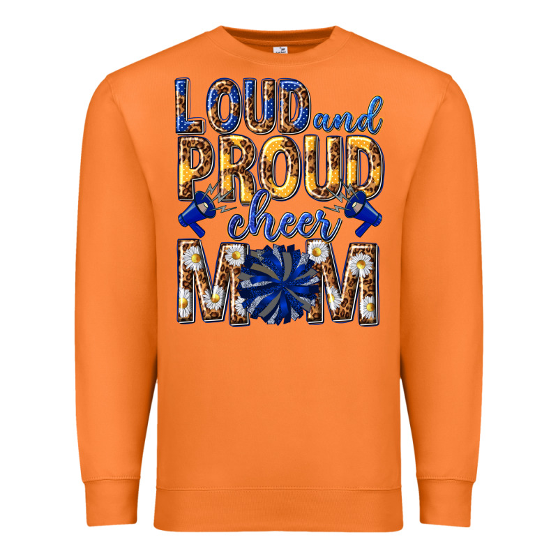Loud And Proud Cheer Mom Premium Sweatshirt by texasbilliewilder | Teevron