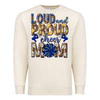 Sandshell loud and proud cheer mom Premium Sweatshirt - texasbilliewilder