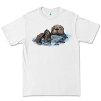 White california sea otter Premium Tee - LillyAllenDesigns