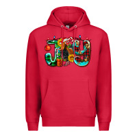 Cardinal joy with roaster Premium Hoodie - AdoDesignShop