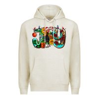 Oatmeal Heather joy with roaster Premium Hoodie - AdoDesignShop