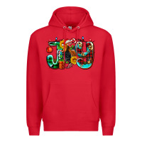 Red joy with roaster Premium Hoodie - AdoDesignShop