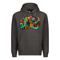 Smoke joy with roaster Premium Hoodie - AdoDesignShop