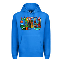 True Royal joy with roaster Premium Hoodie - AdoDesignShop