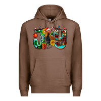 Chestnut joy with roaster Premium Hoodie - AdoDesignShop