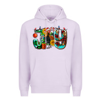 Lilac joy with roaster Premium Hoodie - AdoDesignShop