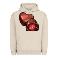 Pigment French Oak heart chocolate Urban Hoodie - AdoDesignShop