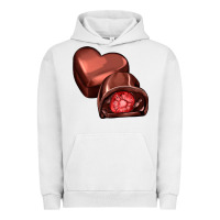 Pigment Lunar Rock heart chocolate Urban Hoodie - AdoDesignShop