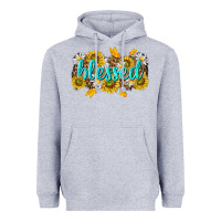 Heather Grey blessed tbw Heavyweight Hoodie - texasbilliewilder