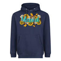 Navy blessed tbw Heavyweight Hoodie - texasbilliewilder