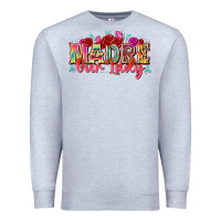 Heather Grey madre our lady Premium Sweatshirt - texasbilliewilder