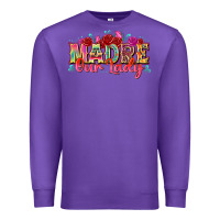 Purple madre our lady Premium Sweatshirt - texasbilliewilder