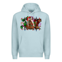 Blue Mist joy and horse Christmas Premium Hoodie - AdoDesignShop