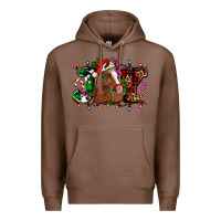 Chestnut joy and horse Christmas Premium Hoodie - AdoDesignShop