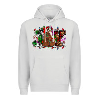 Dove Grey joy and horse Christmas Premium Hoodie - AdoDesignShop