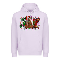 Lilac joy and horse Christmas Premium Hoodie - AdoDesignShop