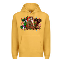 Mustard joy and horse Christmas Premium Hoodie - AdoDesignShop