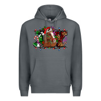 Rock joy and horse Christmas Premium Hoodie - AdoDesignShop