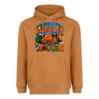 Meerkat bonfire hoodie Heavyweight Hoodie - texasbilliewilder