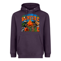 Plum bonfire hoodie Heavyweight Hoodie - texasbilliewilder
