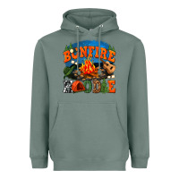 Sage bonfire hoodie Heavyweight Hoodie - texasbilliewilder