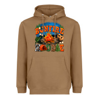 Toasted Coconut bonfire hoodie Heavyweight Hoodie - texasbilliewilder