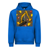 Cobalt excavator seamless pattern Urban Hoodie - BundleAndBundleShop
